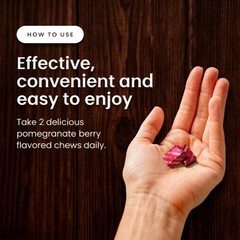 SuperBeets Heart Chews – 2-Pack, Beet & Grape