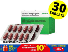 LEGALON 140mg by Madaus Germany Traditionally used for liver 30’s