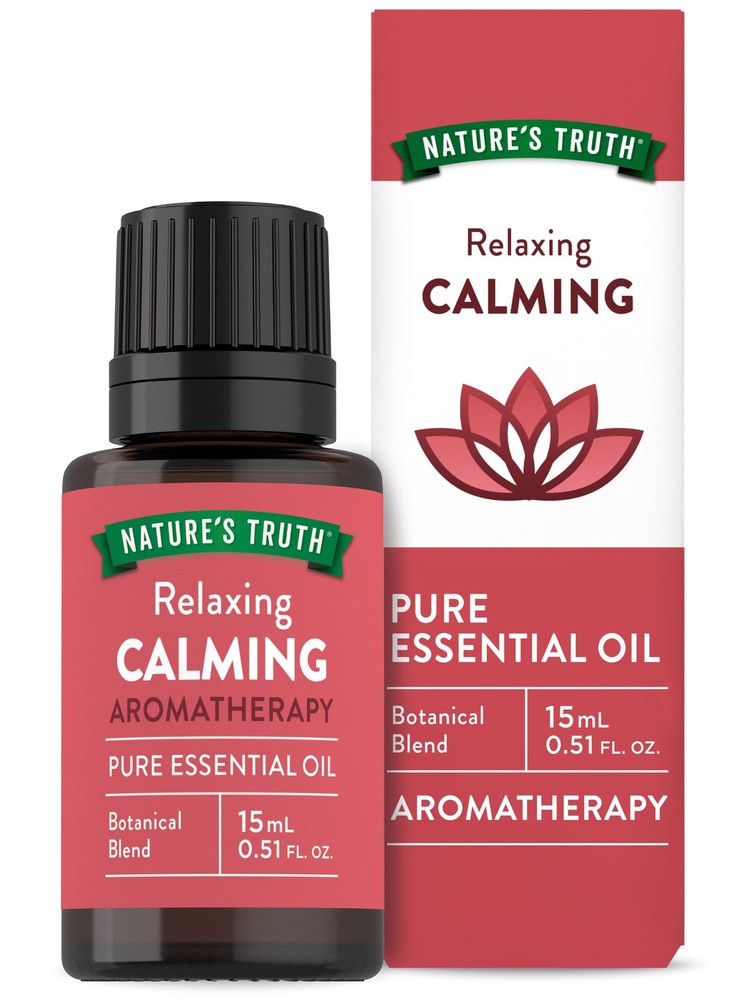 Calming Pure Essential Oil | 15 mL | Relaxing Aromatherapy | by Nature’s Truth