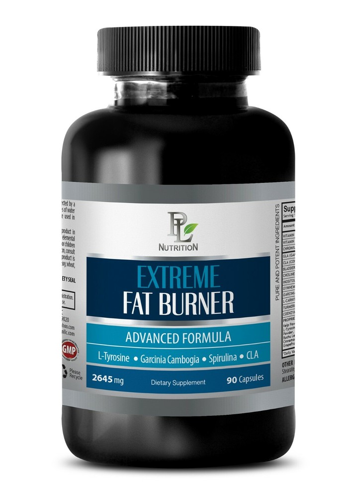 appetite suppressor – EXTREAM FAT BURNER 2645mg – diet 1 Bottle 90 Capsules