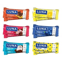 LUNA Bar – Variety Pack – 6 Flavors – Snack Bars – 12 Count (Pack of 1)