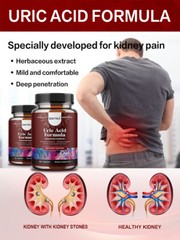Uric Acid Formula -Tart Cherry, Celery, Milk Thistle,Cranberry – Cleanse & Detox