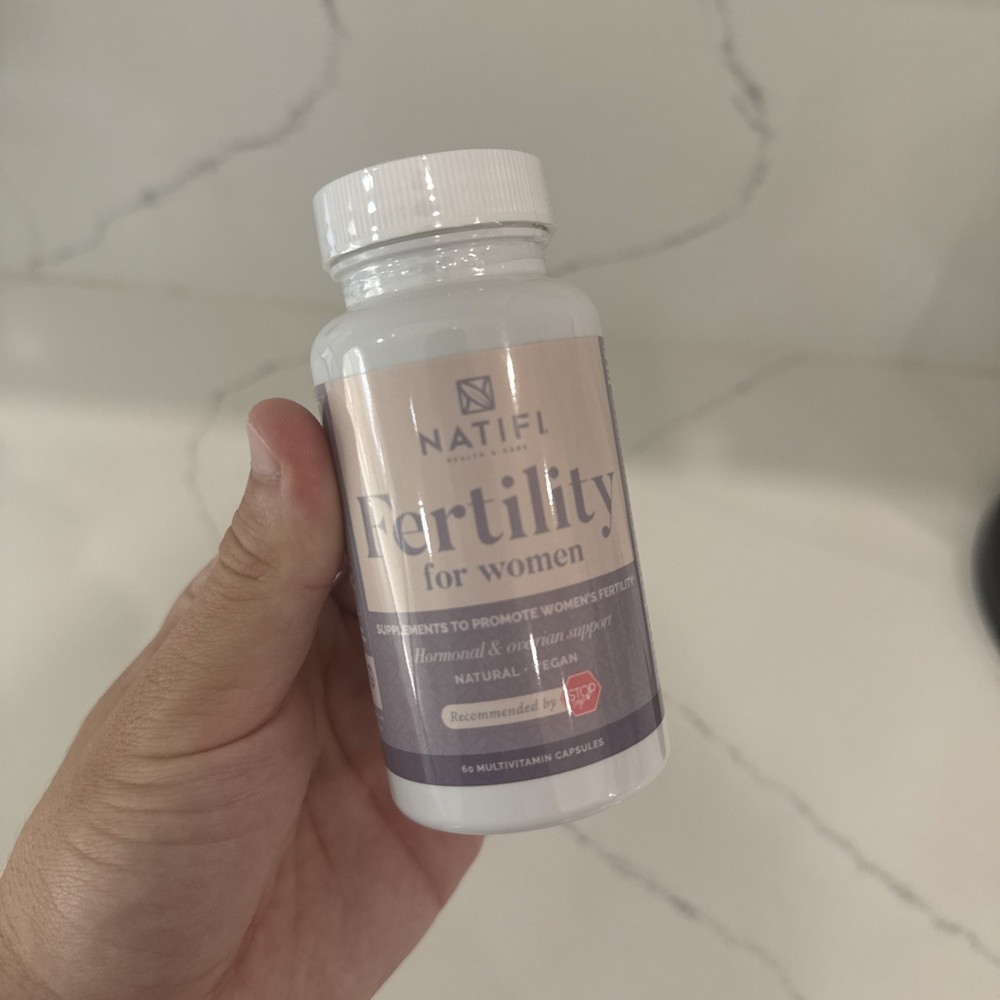 Natifi Fertility for women 60 Multivitamin Capsules exp 12/26