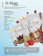 Ft-Elym DTX Shake Piña Coco Quinoa Colágeno Hidrolizado Calcio Magnesio Zinc