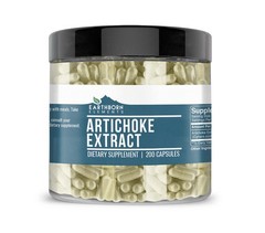 Earthborn Elements Artichoke Extract 200 Capsules, Pure 200 Count (Pack of 1)