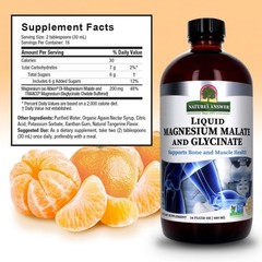 Nature’s Answer Liquid Magnesium Malate and Glycinate | Supports Healthy Bone &