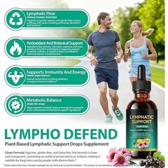 21-in-1 Lymphatic Drainage Drops for Liposomal, 6000mg Immune & Lymph System
