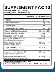 Charge TRT Male Performance Gummies, Chargetrt Gummies for Men Prostate 180CT