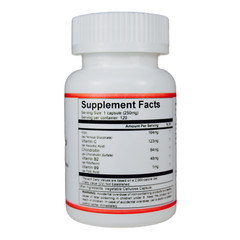 Improve Hemoglobin, Ferrous Gluconate 150 mg and Vitamins, Healthy Iron Levels.