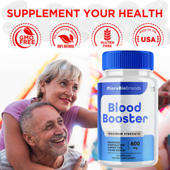 Microbio Blood Booster Maximum Strength Cardio Support Supplement 2 Pack