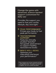 GNC Mega Men Advanced Test 60 Capsules 30 Day