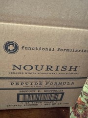 1 Case/24 Pouch Functional Formularies Nourish Peptide Tube Feeding Formula 2027