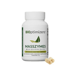 BiOptimizers MassZymes Digestive Enzymes 120 Caps New Sealed Exp 04/2027
