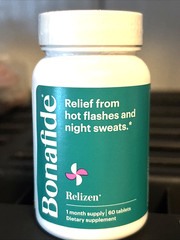 RELIZEN BONAFIDE Relief From Hot Flashes And Night Sweats 1 Month Supply NEW
