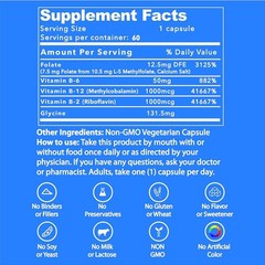 L-Methylfolate + B Balance (7.5mg) – 5-MTHF, B6, B2 & B12 Methylcobalamin B Comp