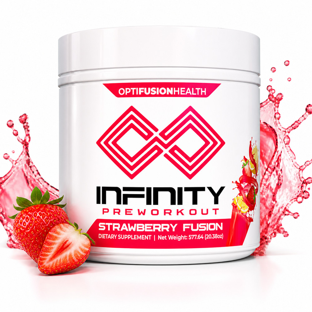 OFH Infinity Pre Workout – L-Citrulline 6000mg, Beta Alanine, BCAA (Strawberry)