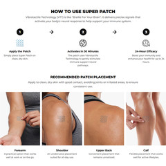 Super Patch DEFEND Immune Support Patch Drug-Free Daily Wellness 7 Patches