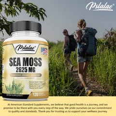 Sea Moss Capsules 120pcs – Irish Moss & Burdock Root – Thyroid & Immune Support