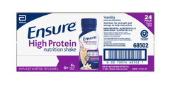 Ensure High Protein Nutrition Shake, Vanilla, 8 fl oz, 24 Count