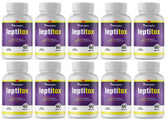 Leptitox Detox Formula Weight Loss Support 60 Capsules 10 Bottles