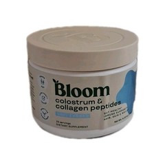 Bloom Colostrum & Collagen Peptides Unflavored 4.16 Oz