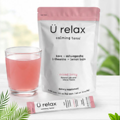 U Relax Calming Tonic- 15 Packets MIXED Berry flavor Relax calming drink
