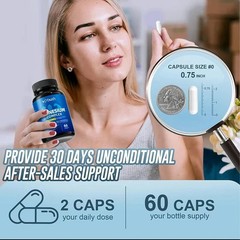 Assistance Complex 7 Magnesium Caps 60 Count Sleep Viyouth Bone Health.