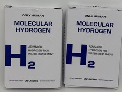 2 PACK H2 Molecular Hydrogen Water Tablets with Magnesium 12PPM Hydrogen EX2028