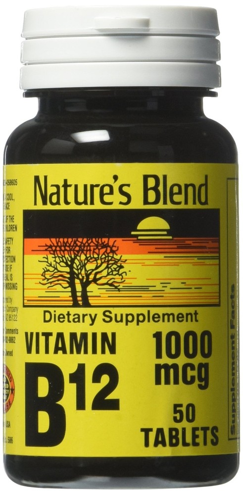 Vitamin Pack of 50 Capsules Gluten Free Sugar Free Supports Nervous System