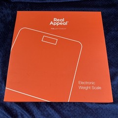 Real Appeal Digital Electronic Weight Scale White Battery Powered