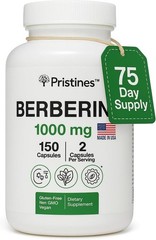 Berberine Capsules 1000mg Heart, & Immunity Health Support Antioxidant – 150ct.