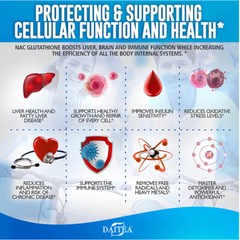 Nac+Glutathione Detoxification and Whitening 30 To 120 Capsules