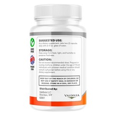 Arialief Nerve Support Supplement Capsules Sciatica Neuropathy Pain 1 Pack 60Ct