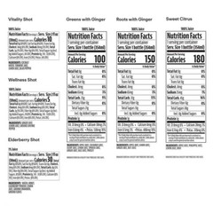 Pressed Cold-Pressed Juice & Shot Bundle 9 Juices & 9 Shots (18 pack)