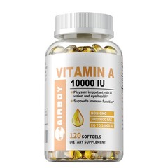Vitamin A 10,000 IU – Eye Health,Immune Support,Heart Health,Non-GMO,Gluten Free