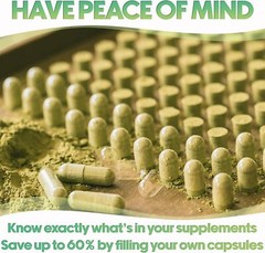 Size 000 Empty Vegan Capsules, 100 Count, Clear – DIY Veggie Pill Filling