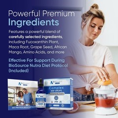 BioSource Labs Complex Diet Drops – Best Natural Drops for Men and Women 1 Bo…