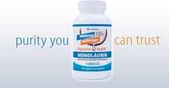 Monolaurin Supplement for Immune Support – Gut Health – 1000mg Per Serving- 100