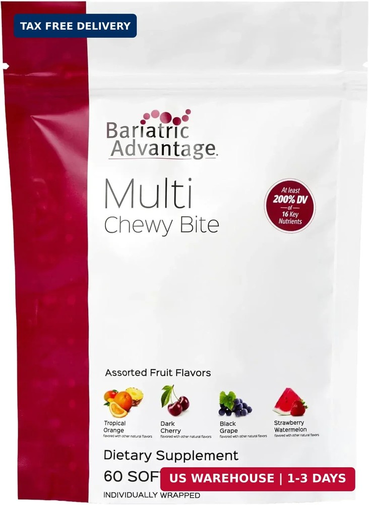 Bariatric Advantage Multi Chewy Bite – Soft Chew Multivitamin
