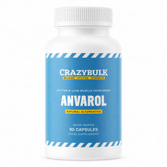 CrazyBulk ANVAROL for Cutting & Lean Muscle Supplement – 90 Capsules – Pack of 5