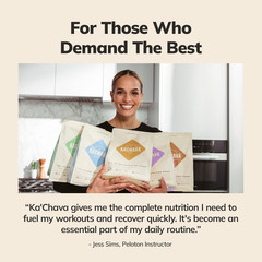 Ka’Chava All-In-One Nutrition Shake Blend, 5 Flavor Sample Pack, 5 Servings, 85+