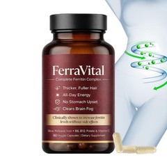 Premium FerraVital Ferritin Boost Iron Supplement Women 60 Capsules Multivitamin