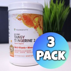 Youngevity Dr. Wallach Beyond Tangy Tangerine BTT 2.5 Canister 3pk