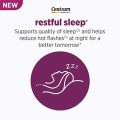 Pack 4 Centrum Menopause Support Sleep Supplement, 28 Tablets Each, 4/26