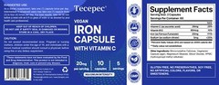 Iron Supplement 20mg – Iron Deficiency Anemia – Blood Tonic – 120 Capsules