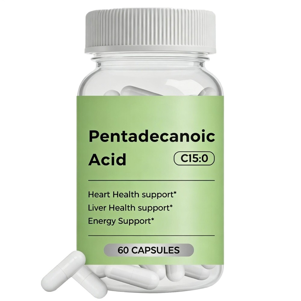C15:0 Supplement, 60 Caps Pentadecanoic Acid, High Altitude Sheep Milk Sourced
