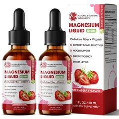 40 Packs Premium Magnesium Liquid Drops,Improve Sleep,Promote Nerve Health ~