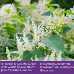MENXI Berberine HCL Extract Resveratrol, Healthy Cholesterol,Anti-aging Support