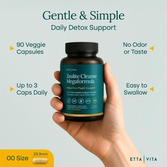 Liver Cleanse Detox & Repair – Microplastics Detox & Zeolite Supplement for G…