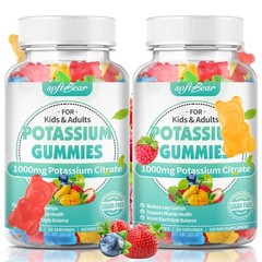 softbear Potassium Citrate Gummies High Potency Potassium Citrate 1000mg Supp…